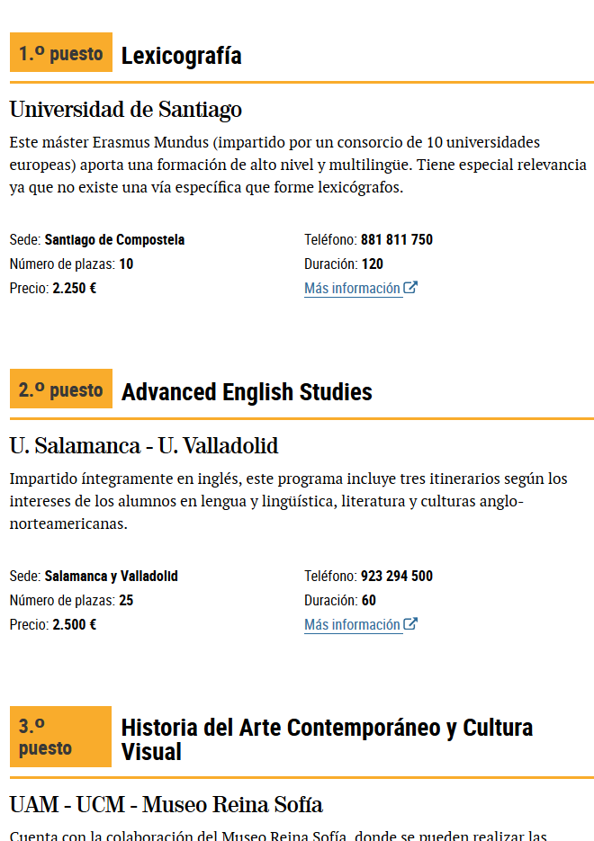 Towards entry "EMLex again best master study program in Spain"